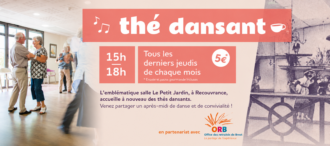 thé dansant brest recouvrance le petit jardin