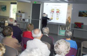 Conférence sur la réflexologie aux Prairies de l'Ille