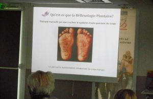 Conférence sur la réflexologie aux Prairies de l'Ille
