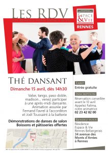 résidence seniors espace et vie rennes bellangerais thé dansant danses logement services