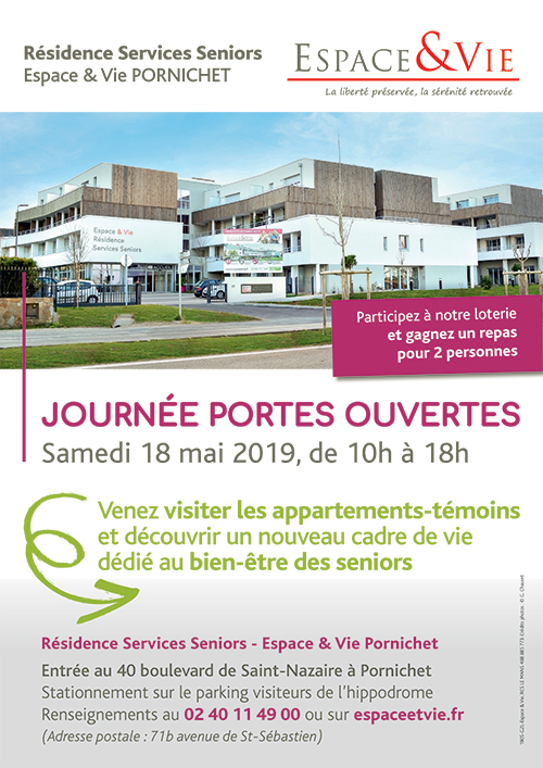 affiche journée portes ouvertes Espace & Vie Pornichet