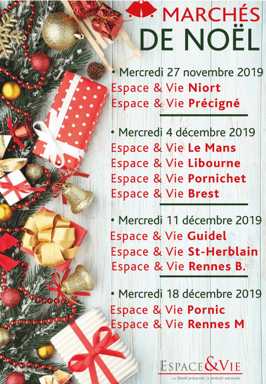 affiche marchés de noel 2019