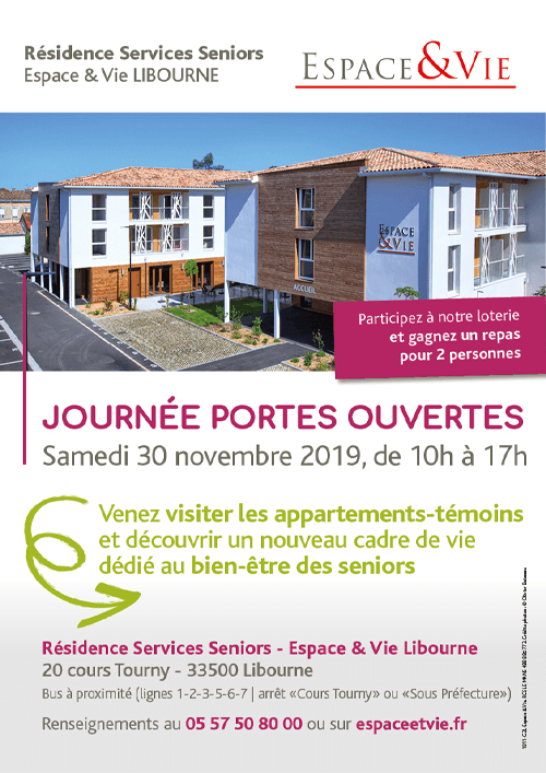 affiche portes ouvertes à Libourne