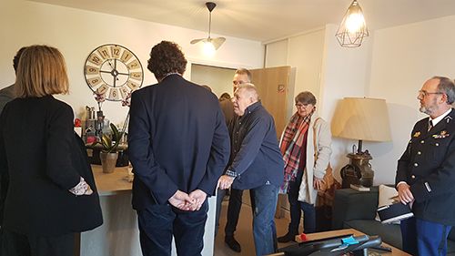 Inauguration de libourne appartement personnes agee