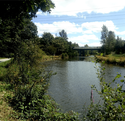 balade au bord de l'eau rennes