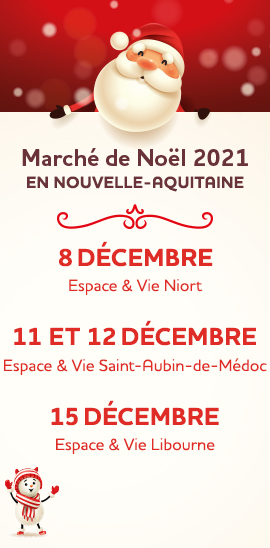 marché de noël espace et vie nouvelle aquitaine