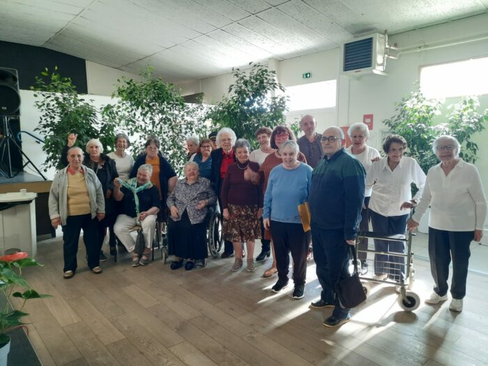 résidents Libourne à la semaine bleue