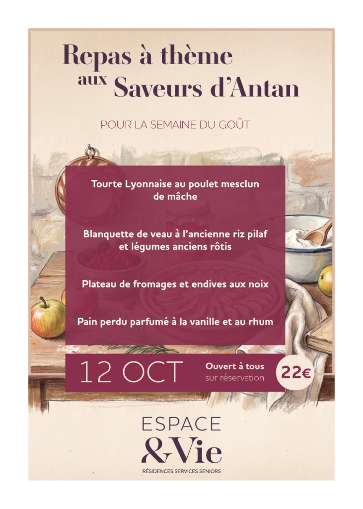 menu saveurs d'antan semaine du gout
